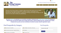 Desktop Screenshot of givingcommon.org